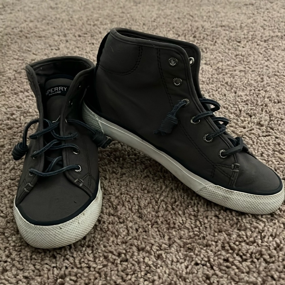 Gray Sperry Shoes